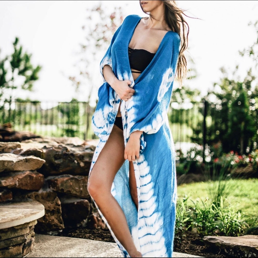 Kimono Style Cover Up - Picture 3 of 3